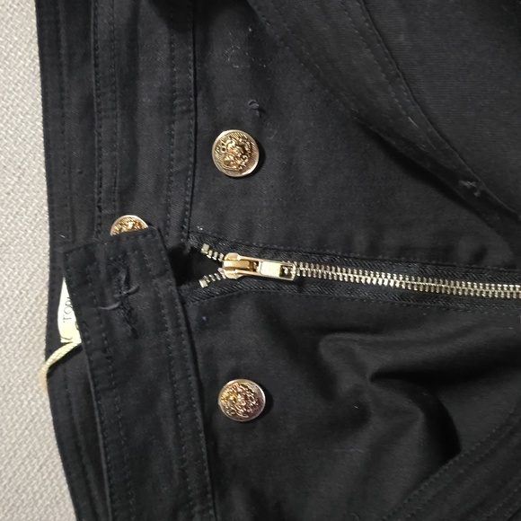 Torn by Ronny Kobo Sailor Button Black Skinny Jean Women's Size 28 NWT - Picture 16 of 16